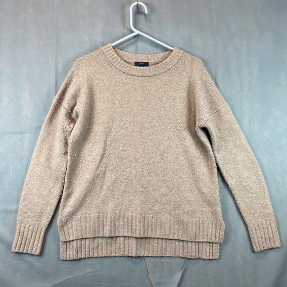 Sweaters - J.Crew Pullover Sweater Women's XS Brown Crew Neck Long Sleeves Knitted